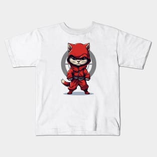 Fox Ninja Tactics Kids T-Shirt